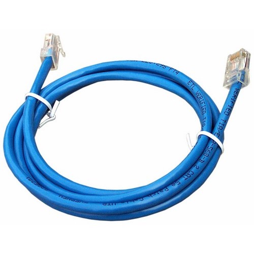 Cat5E UTP Patchcords 10' - Cat5E UTP Patchcords for Copper UTP wire.Cat5E UTP Patchcords 10' features include:  Cat5E UTP Patchcords are 100% Tested To meet T568B Cat5e standards Exceeds Performance Standards of ANSI/TIA/EIA-568-C.2 Cat5e  ISO 11801 2nd Edition Class D 100 Mhz Bandwidth 1000 Mbps (1 Gbps) Transmission Rate 2-RJ45 Gold Plated 50u 8P8C Plugs Stranded 24AWG 4 Pair Wire Provides Maximum Flexibility Blue Cord UL Listed Order Qty of 1 = 1 Piece Below is more info on our Cat5E UTP Patchcords 10'