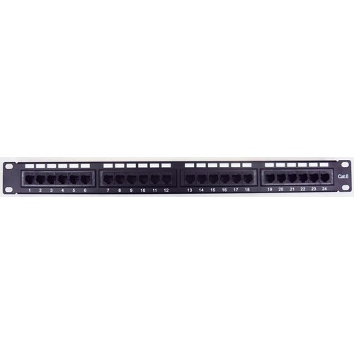 Cat6 High Density Patch Panels 24 Port - Our 24 Port Cat6 Patch Panel is Ideal for High Speed Data Communication Networks.Cat6 High Density Patch Panels 24 Port features include:  This Cat6 Patch Panel is perfect for High Speed Network Installation Fits all Standard 19