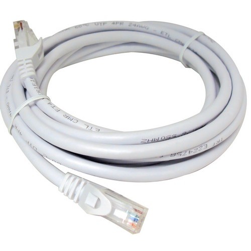 Cat6 UTP Patchcords 5' - Cat6 UTP Patchcords for High Speed Data Networks.Cat6 UTP Patchcords 5' features include:  Cat6 patch cords provide better insertion loss, return loss  NEXT  FEXT characteristics, resulting in higher signal to loss ratios and a more reliable network Complies with TIA/EIA-568-C-2, ISO 1801 2nd Edition Class E, NEC Article 800 Stranded 24 AWG 4 Pair Wire  2 RJ45 50u Gold Plated 8P8C Plugs Strain Relief Boot and Anti-Snag Protector Frequency: 250 Mhz Data Transmission Rate: 10 Gbps Color: White PVC Jacket Cat6 UTP Patchcords are 100% Tested To meet TIA/EIA-568A Cat6 standards UL Listed Order Qty of 1 = 1 Piece Below is more info on our Cat6 UTP Patchcords 5'