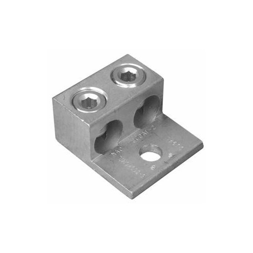 Aluminum Mechanical Lugs Two Conductors - One Hole Mount 250MCM-#6 Awg - One Hole Aluminum Mechanical Connectors provide for Flexibility in Installati...