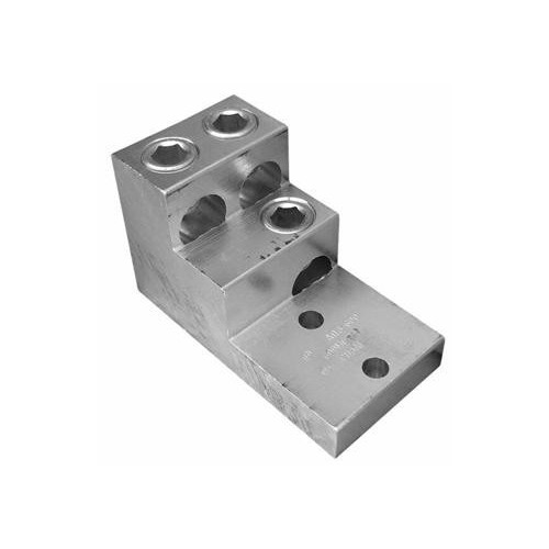 Aluminum Mechanical Lugs Panelboard Lugs - 3 Conductors 600MCM-2 - Aluminum Panelboard Lug with 3 Conductors.Aluminum Mechanical Lugs Panelboard Lugs - 3 Conductors 600MCM-2 features include: Aluminum panelboard lug manufactured from high strength 6061-T6 aluminum alloy to insure both maximum strength and conductivity AL9CU Dual rated for both copper and aluminum conductors Electro-tin plated to provide low contact resistance and protection against corrosion Assembly can be made with only a screwdriver or allen wrench and they are re-usable NEMA Drilling 1-3/8 Centers 3 conductor panelboard lug rated 600V 194deg;F (90deg;C) UL486B/CSA Listed Dimension Measurements = Inches Order Qty of 1 = 1 Piece Below is more info on our Aluminum Mechanical Lugs Panelboard Lugs - 3 Conductors 600MCM-2