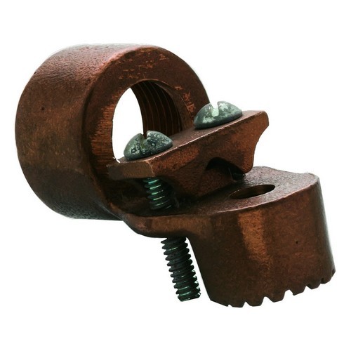 Copper Serrated Conduit Hub Adaptors for Ground Pipe Clamps 1/2