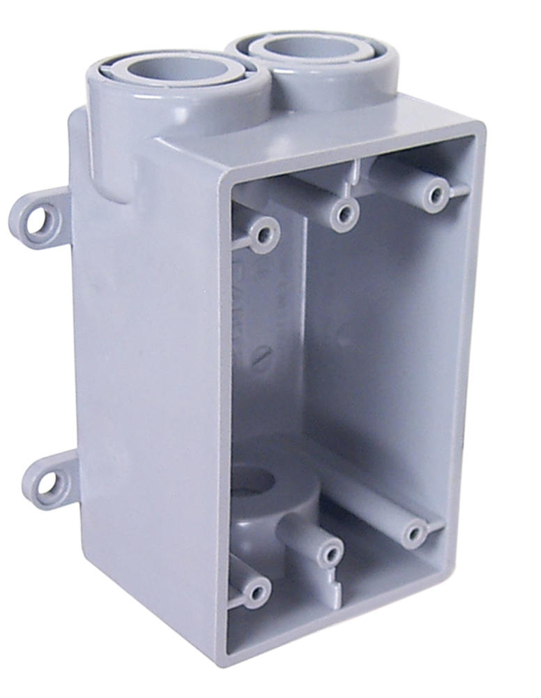 3/4" Schedule 40 PVC FSCC Type Box, Single