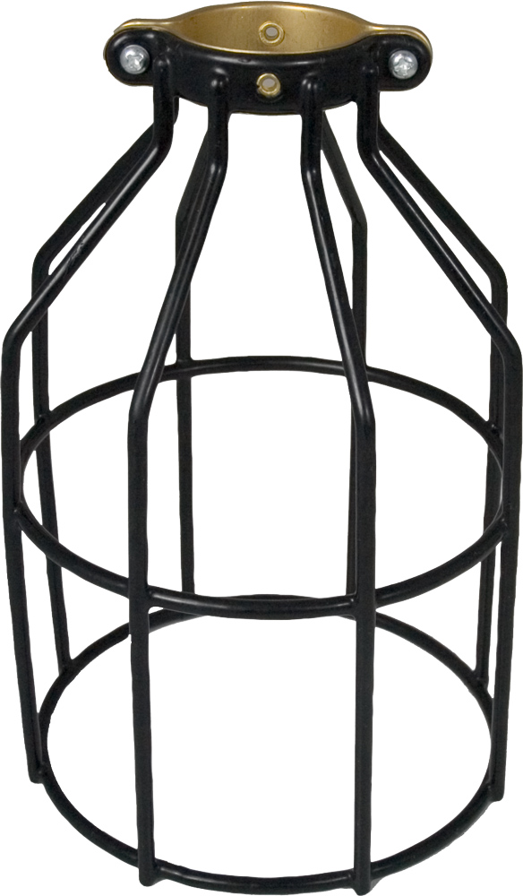 Temporary Lighting Birdcage Metal Lamp Guard Vinyl Coated