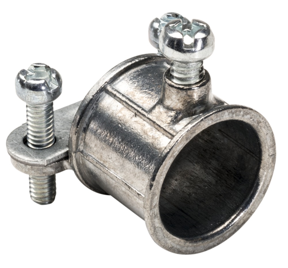 Set Screw to Clamp Type EMT to BX or NM Cable Combination Coupling