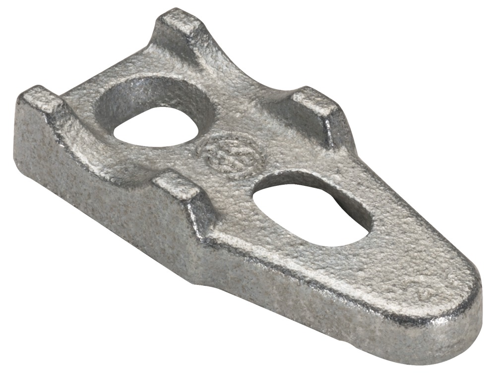 6 IN RIGID - EMT CLAMP BACKS - MALLEABLE IRON