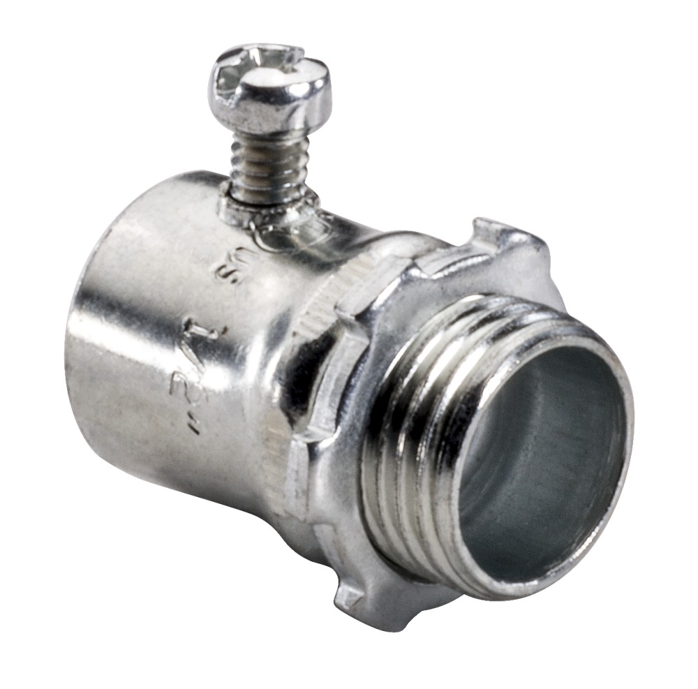 TPZ631S TOPAZ SET SCREW TYPE EMT CONNECTOR EMT CONNECTOR SIZE 1/2 IN