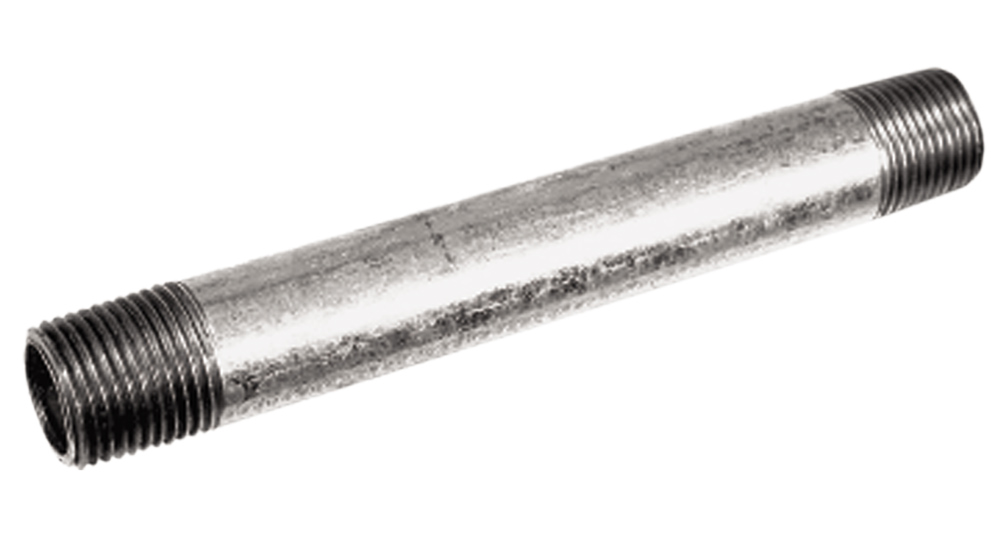 1-1/4" x 6" Conduit Nipples Galvanized Steel