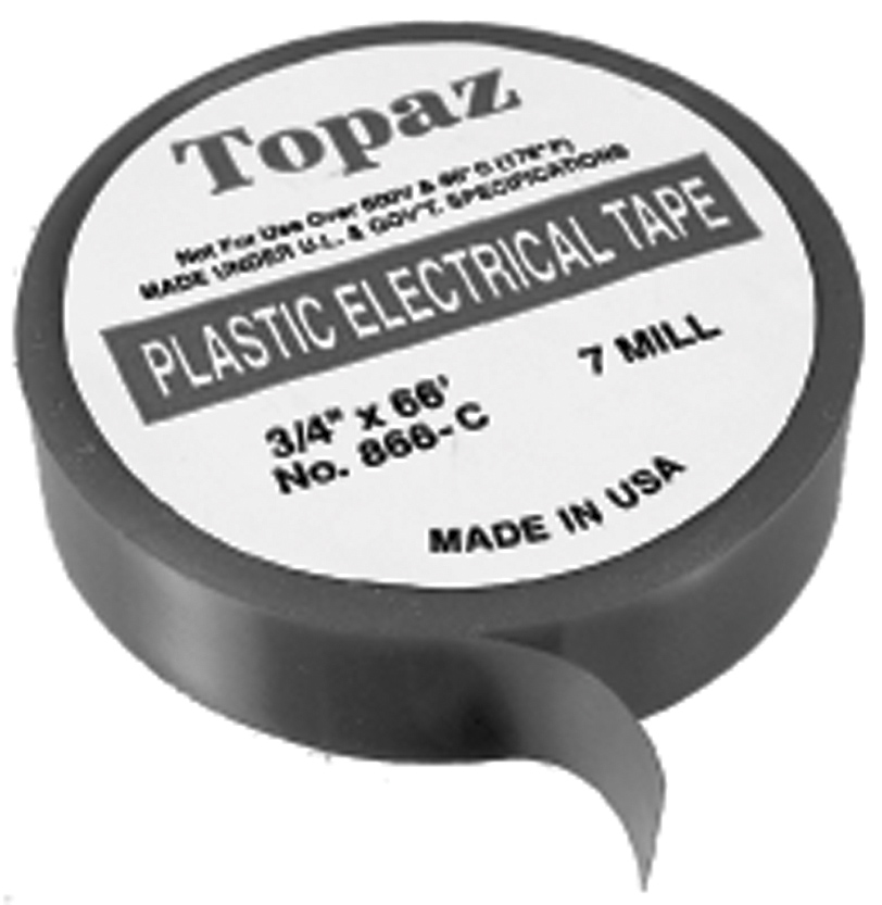 Green 7 MIL Plastic Electrical Tape 2/3