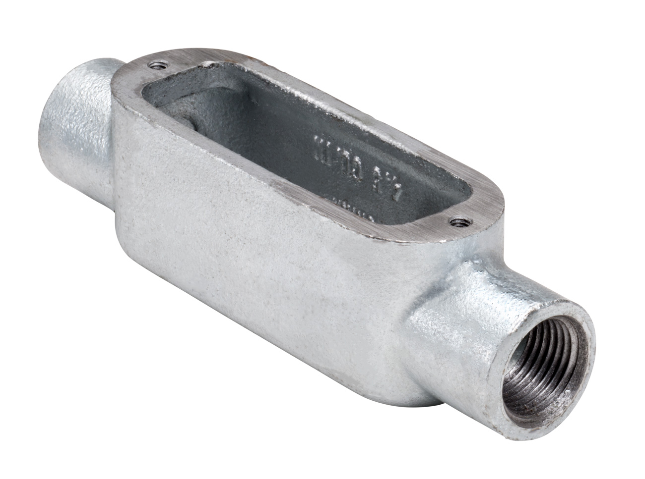 1" Rigid Threaded C Type Conduit Bodies -  Hot Dip Galvanized