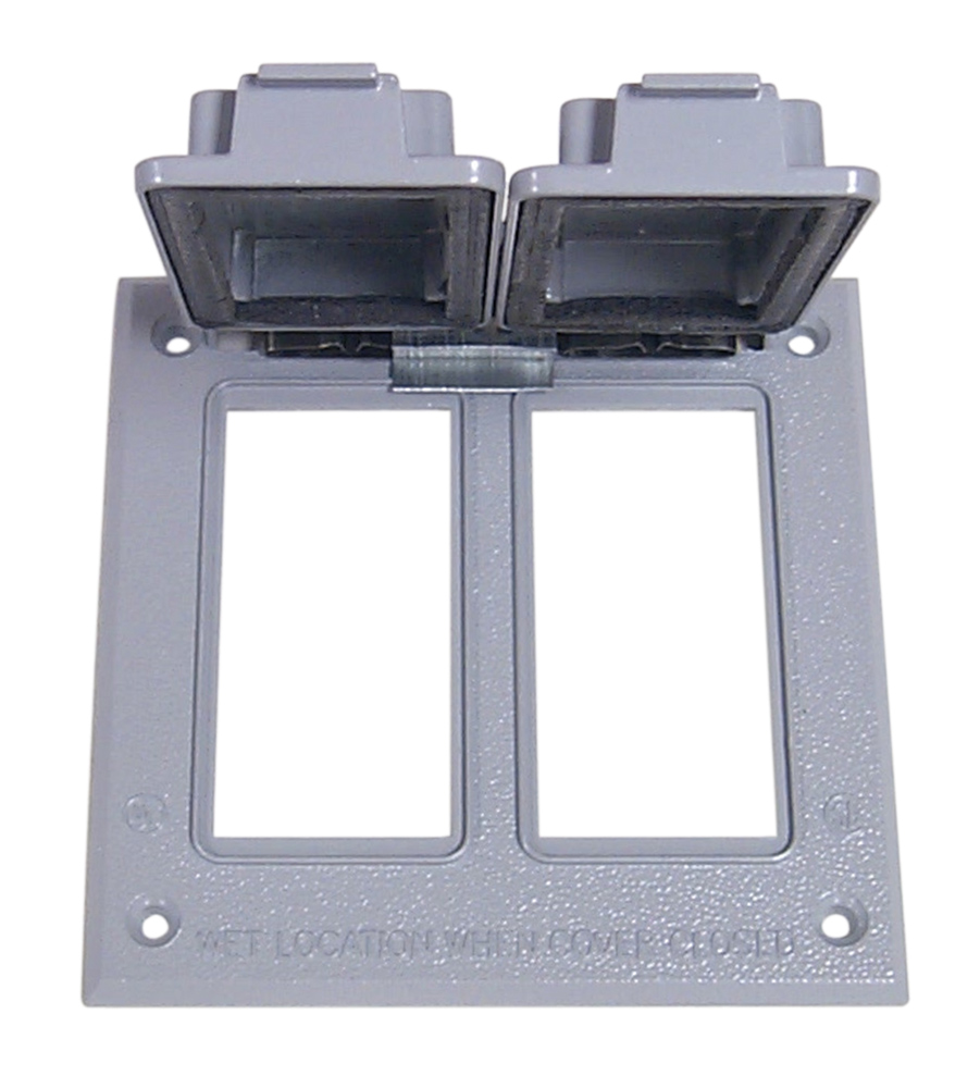 Vertical GFCI Double Gang Cover