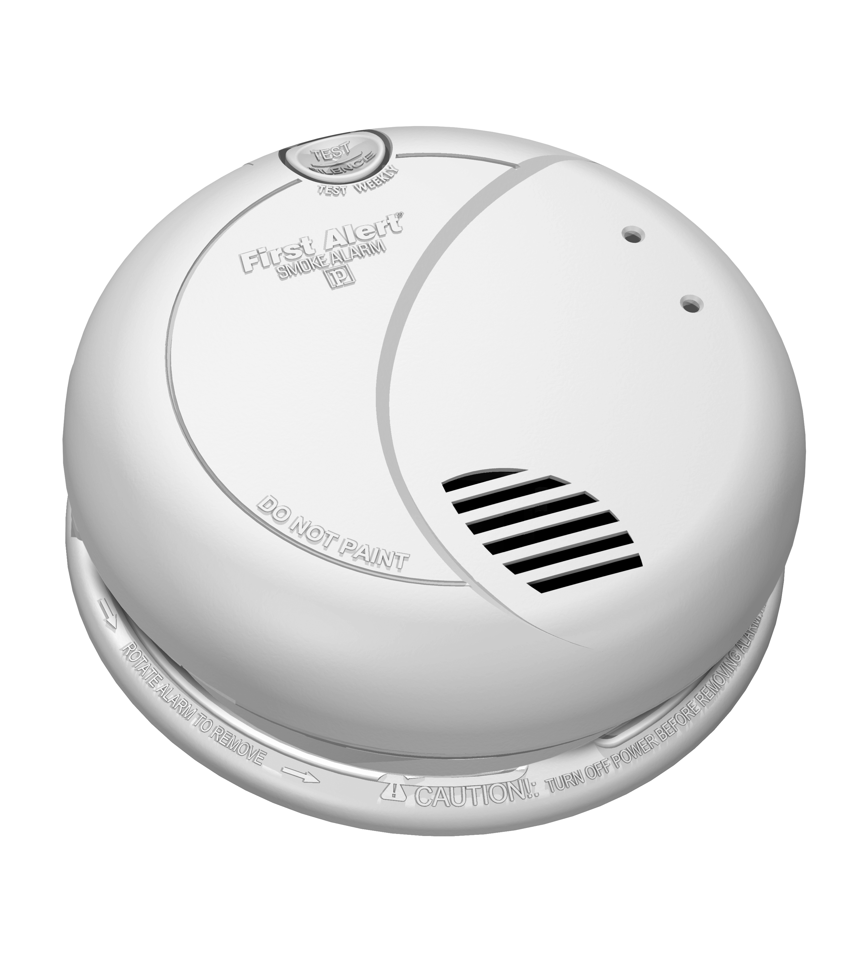 Hardwired smoke alarm with battery back-up meets codes where a photoelectric smoke sensor is required for new construction.