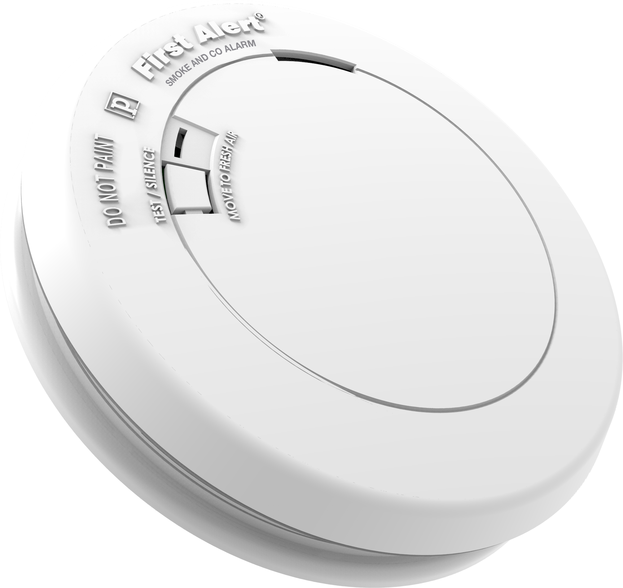Low profile design. 10 year tamperproof sealed lithium power cell photoelectric smoke and CO combo alarm with silence feature. Tamper resistant - Locks alarm to mounting bracket to prevent removal of alarm.