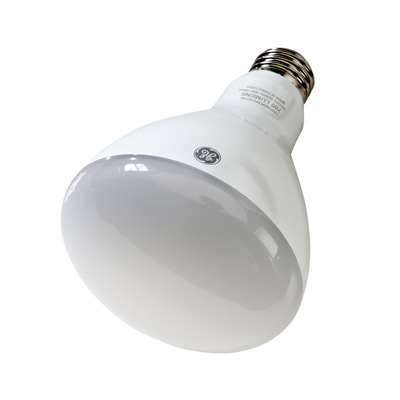 GE LED10DR303V/827W PC# 68160 LED R30 10W INIT LUM 700 2700K 80CRI 25,000 HRS DIM DAMP RATED