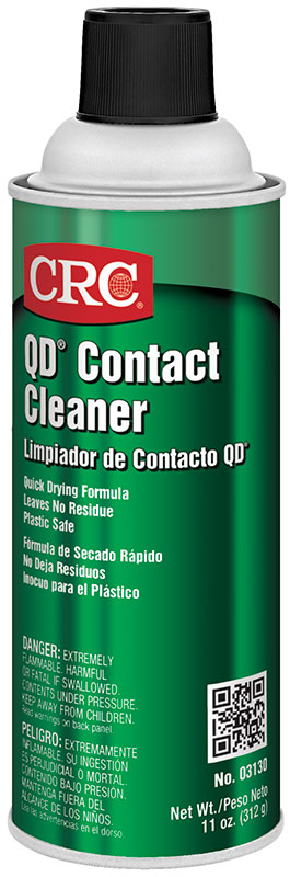 Product image for CRC 1003406 (03130) QD Contact Cleaner, 11 Wt Oz