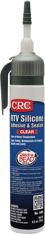 CRC RTV Silicone Sealant - Clear 6.5 Wt Oz