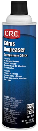 Product image for CRC 1004860 (14170) Citrus Degreaser, 15 Wt Oz