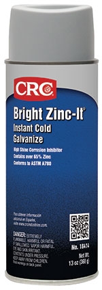 Product image for CRC 1005243 (18414) Bright Zinc-It® Instant Cold Galvanize, 13 Wt Oz