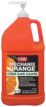 Product image for CRC 1007779 (SL1719) Mechanix Orange™ Citrus Lotion Hand Cleaner w/Pumice, 1 Gal