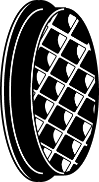 Product image for JNO CCLBL-375 CUBE CELL LOUVER, 3-3