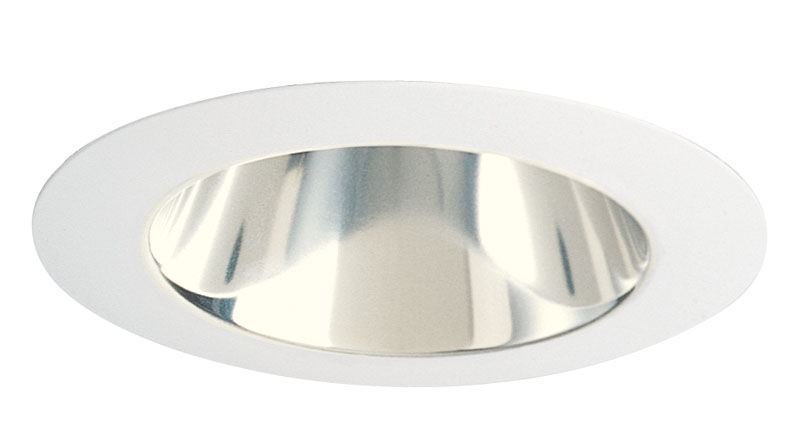Product image for 4" Downlight Deep Cone Trim - White w/ Clear Cone