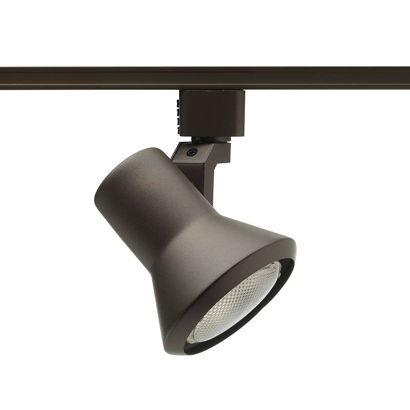 Product image for Trac-Lites Flared Step PAR20 Track Head - Black