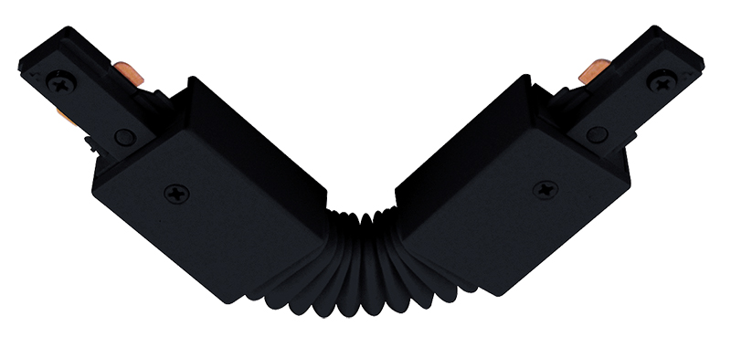 Product image for Juno T20BL Trac-Master® Accordian Adjustable Track Joiner - Black