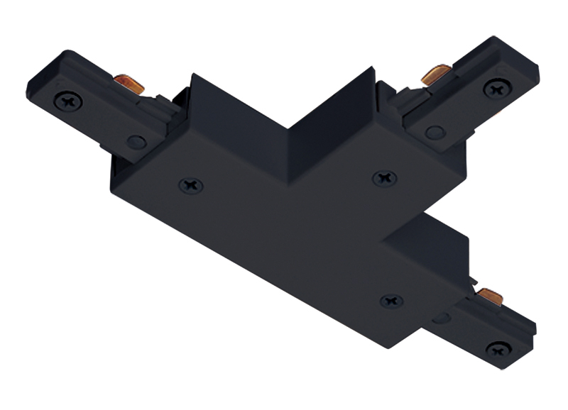 Product image for Juno T25BL Trac-Master® 'T' Track Connector - Black