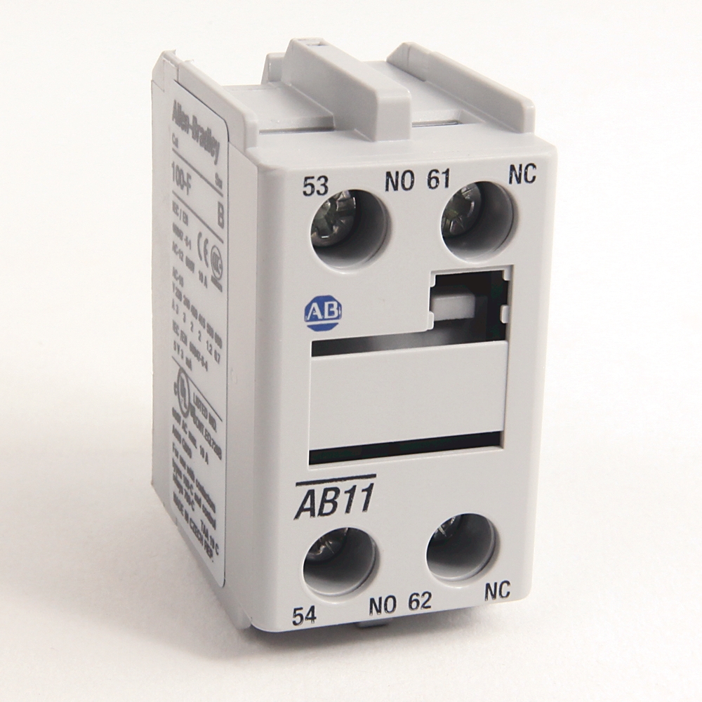 Product image for Allen Bradley 100-FAB04 4NC Bifurcated Auxiliary Contact Block