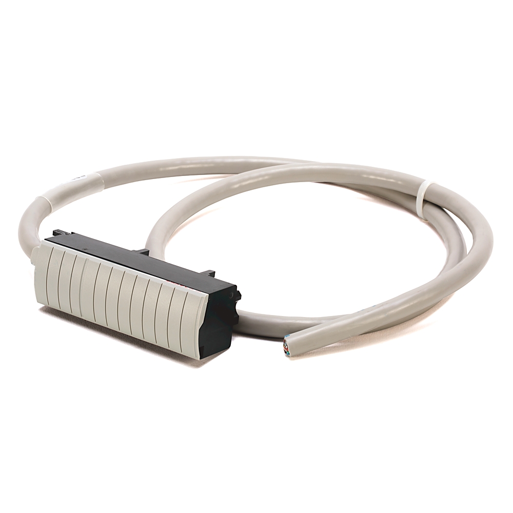 Product image for Allen-Bradley 1492-CABLE025TBNH 2.5 m 300 Volt 18 AWG 20-Conductor Digital I/O Module Ready Cable