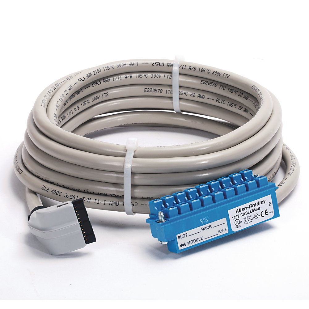 Product image for Allen-Bradley 1492-CABLE050B Digital Cable Connection Products