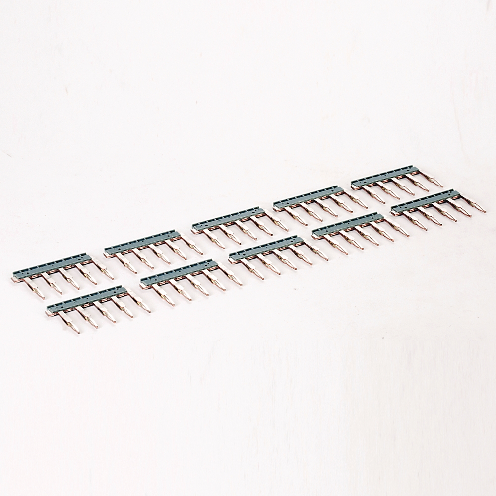 Product image for Allen-Bradley 1492-CJRA10-4 4-Pole Black IEC Terminal Block Center Jumper