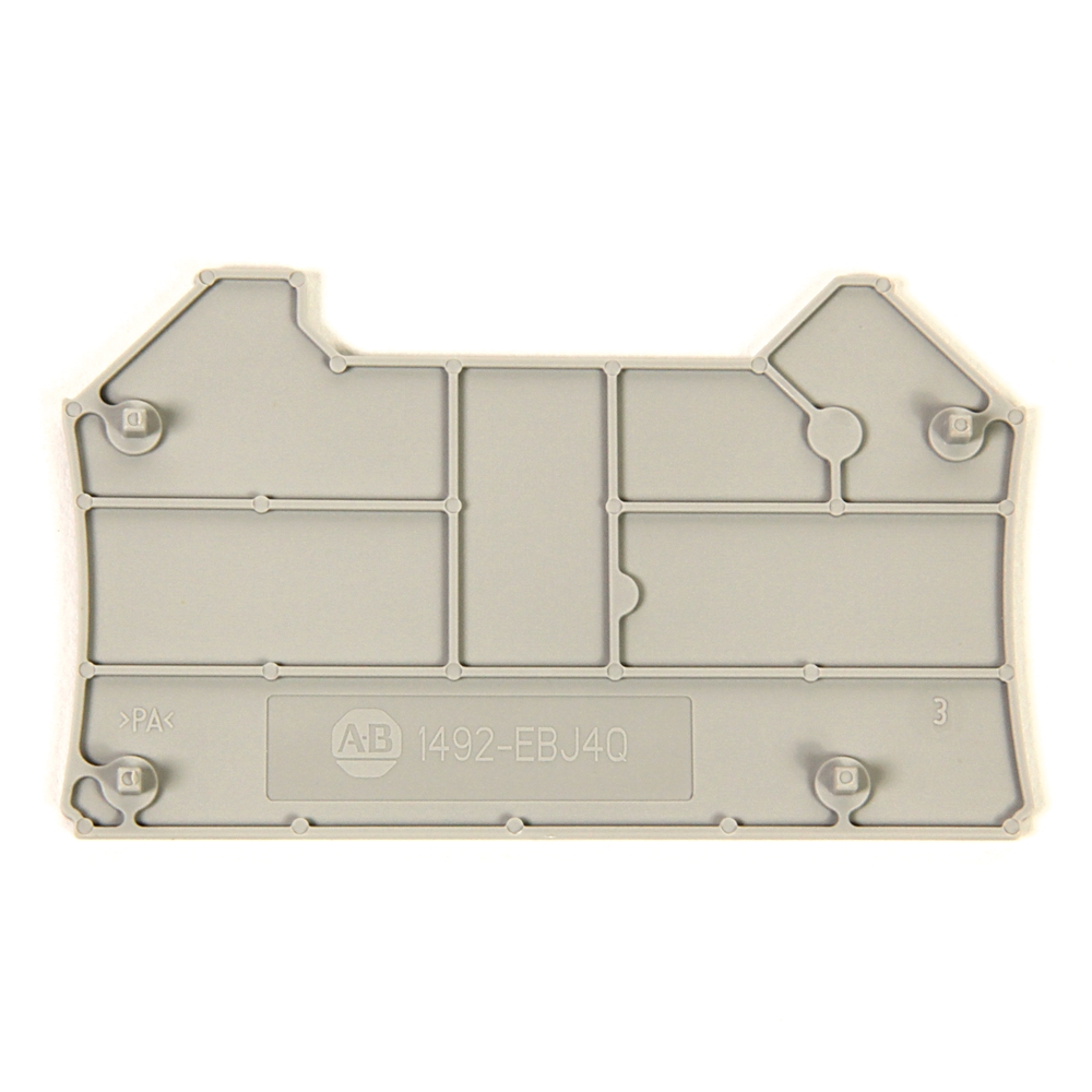 Product image for Allen Bradley 1492-EBJ4CTB Terminal Block End Barrier