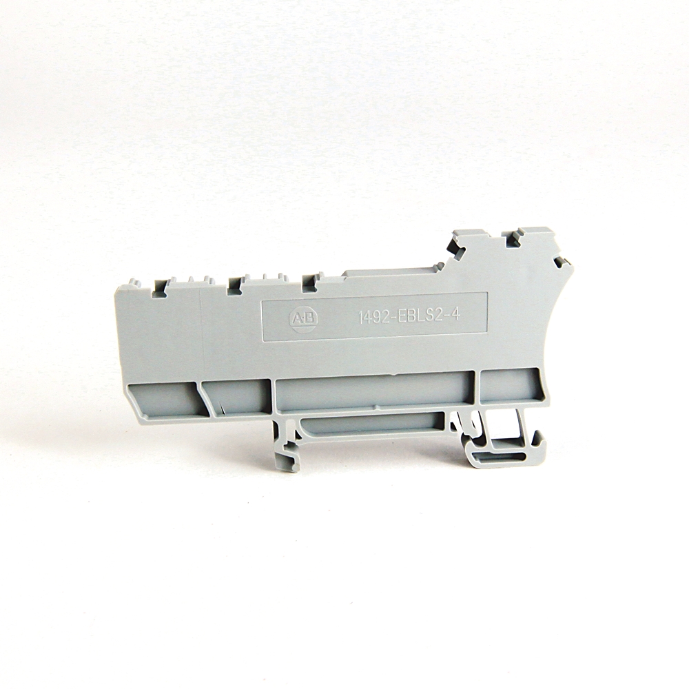 Product image for Allen Bradley 1492-EBLS2-4 Standard Gray Quantity 50 Terminal Block End Barrier