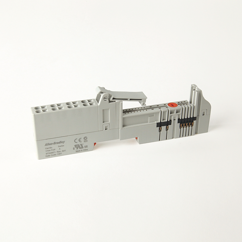 Product image for Allen-Bradley 1734-TOP Point I/O 8 Terminations 1-Piece Screw Terminal Base