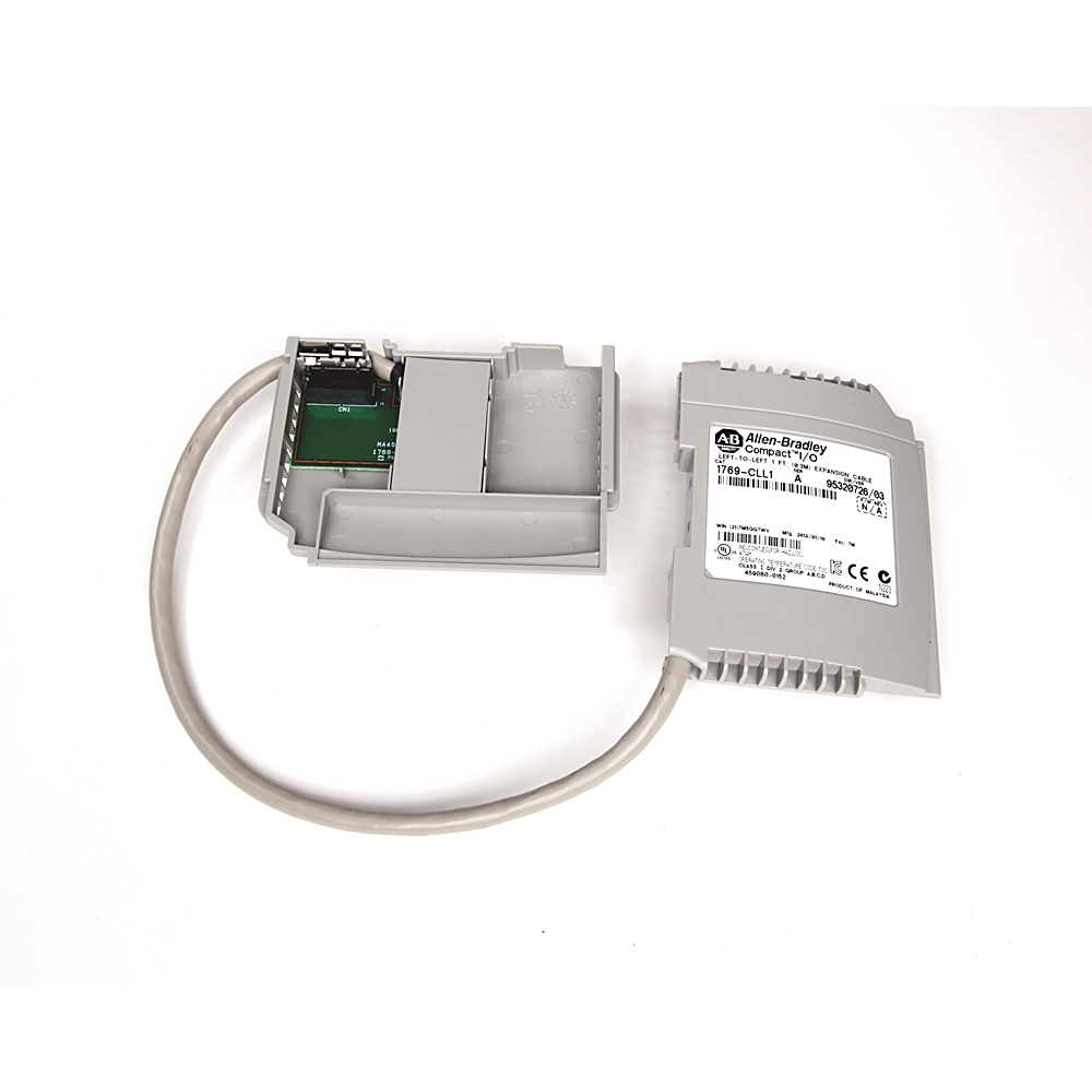 Product image for Allen-Bradley 1769-CLL1 1 Foot Left to Left Bank Compact I/O Communication Bus Expansion Cable