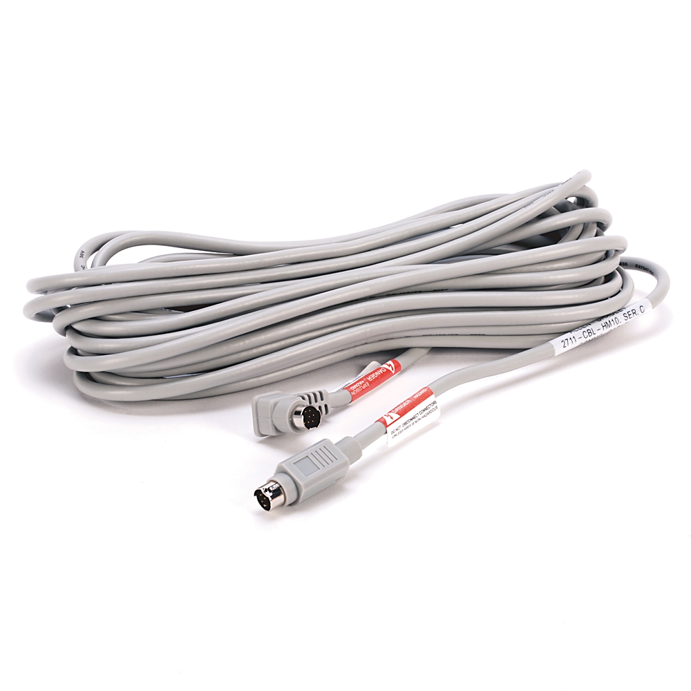 Product image for Allen-Bradley 2711-CBL-HM10 Panelview 300 10 m Operating Cable