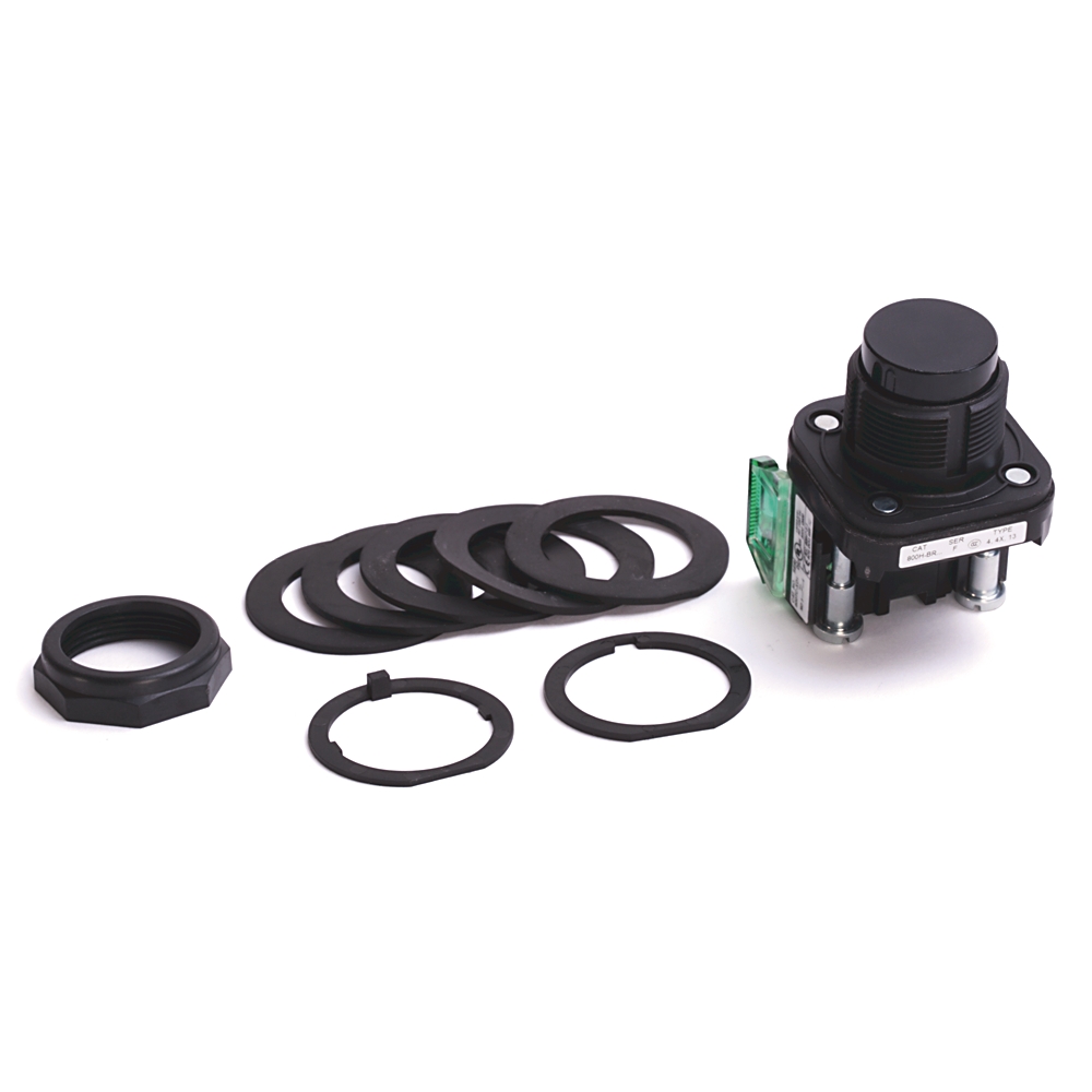 Product image for Allen-Bradley 800HC-BR2D1 30 mm Momentary Push Button