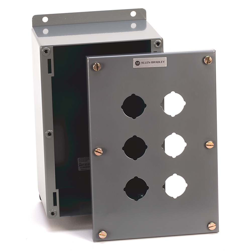 Product image for Allen-Bradley 800T-6TZY 30 mm Push Button Enclosure