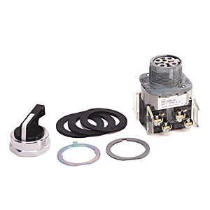 Product image for Allen Bradley 800T-J20KC7 30.5 mm Spring Return 3-Position Knob Lever Non-Illuminated Selector Switch