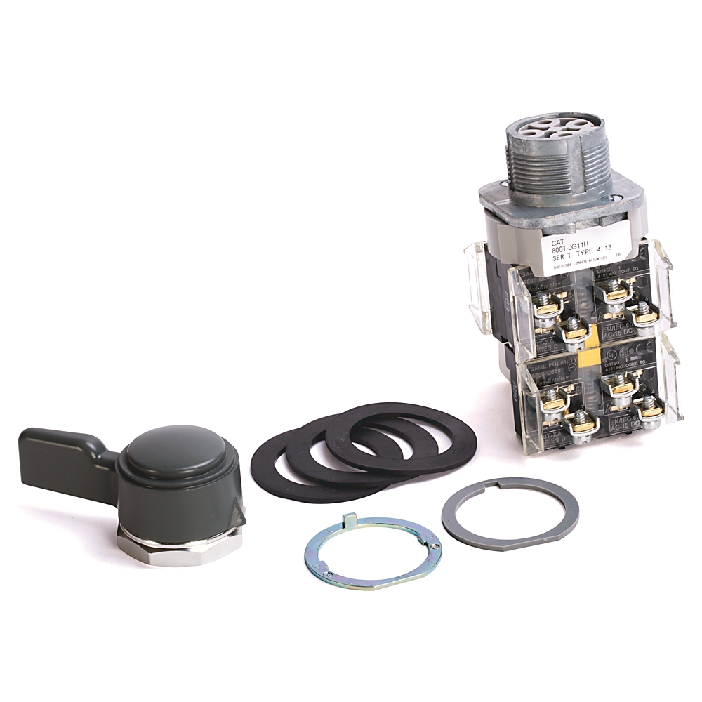 Product image for Allen-Bradley 800T-JG11H 30 mm Selector Switch Push Button