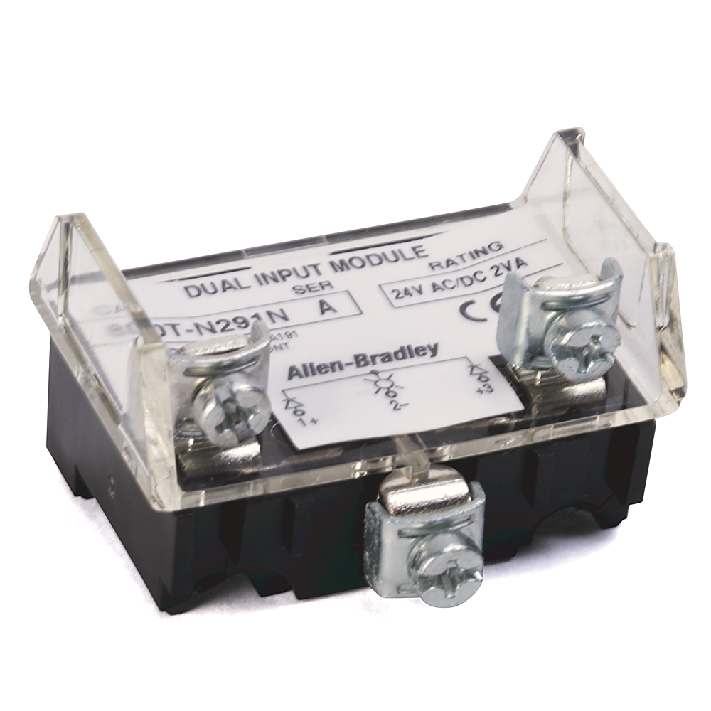 Product image for Allen Bradley 800T-N291N 30.5 mm 24 VAC/VDC Dual Input Diode Push Button Power Module