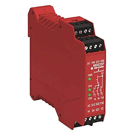 Product image for Allen-Bradley 440R-F23200 Guardmaster MSR33RTP Safety Relay