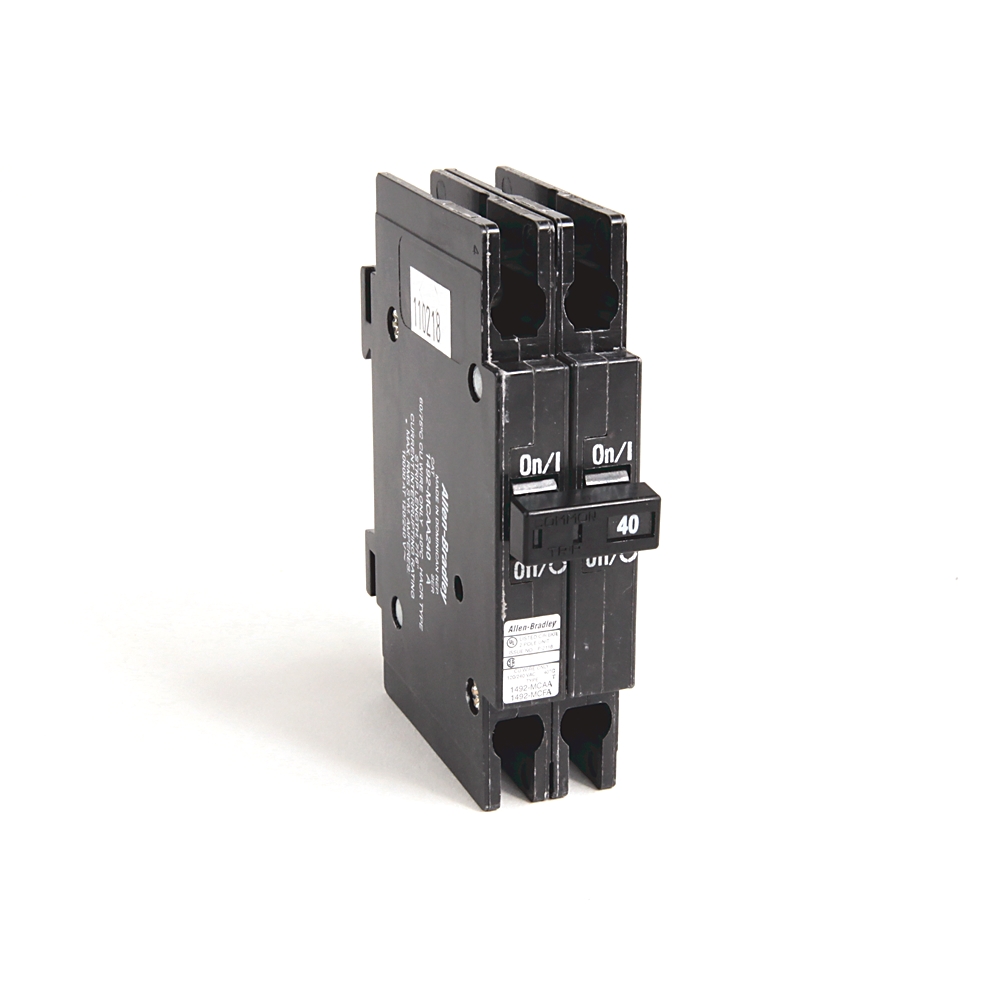 Product image for Allen Bradley 1492-MCAA240 40 A UL489 Miniature Circuit Breaker