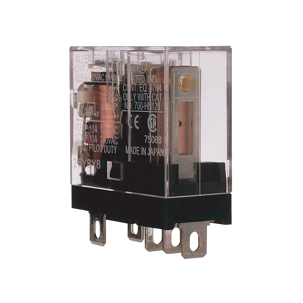 Product image for Allen Bradley 700-HKX2Z12 General Purpose Slim Line Relay