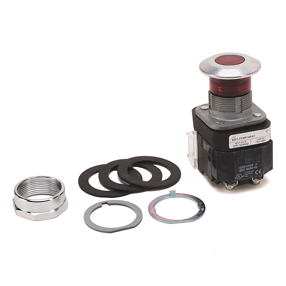 Product image for Allen Bradley 800T-FXMP16RG1 30mm Push-Pull Device 800T PB