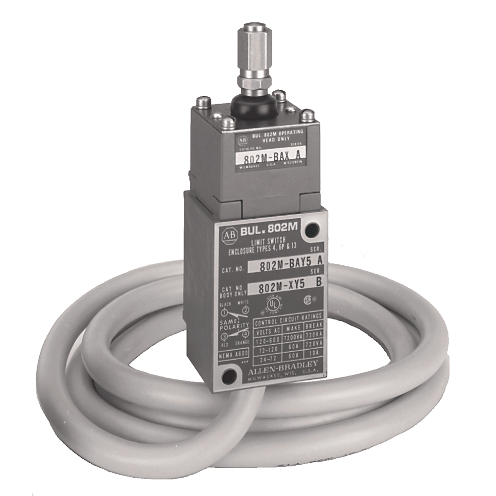 Product image for Allen Bradley 802M-BAJ1 Factory Sealed Limit Switch