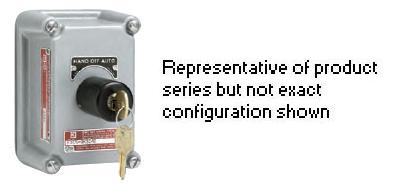 Product image for KLRK FXCS-0K3C4 CVR W/ DEVICE 3POS