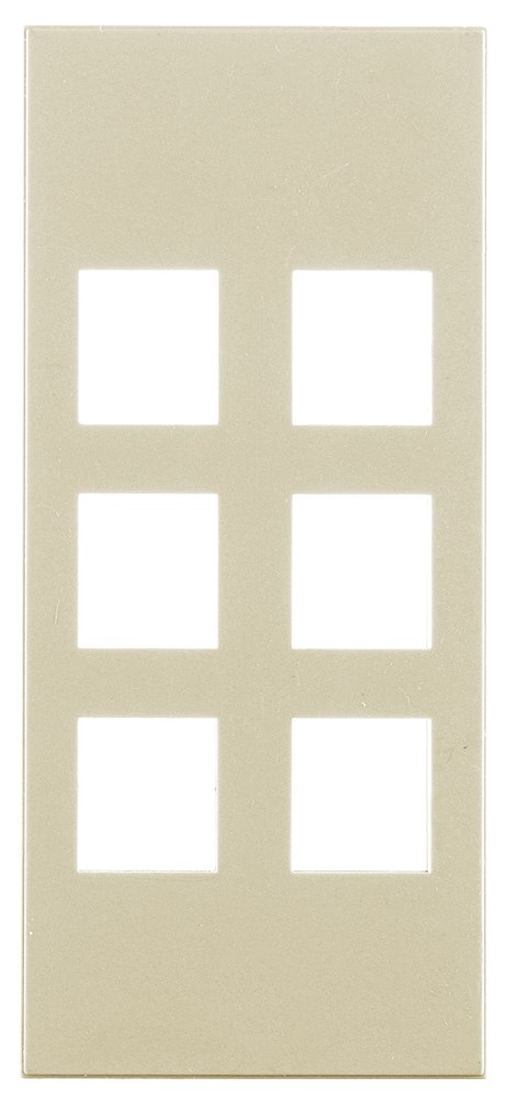 Product image for HWDK HBL317I MOD FACE PLATE, 6-PORT