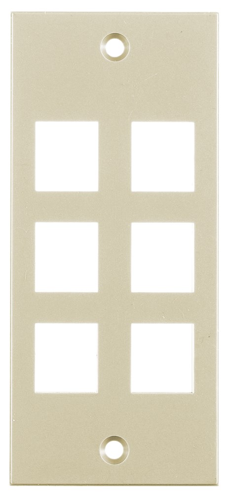Product image for HWDK HBL317SI MOD FACE PLATE, 6-POR